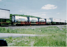 4A708 (2) RP 1994/95 UNION PACIFIC RAILROAD BULKTAINER TANK CARS WOODLAND JCT IL picture