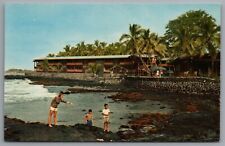 Hawaii Kona Inn Waiaka Wing Mother and Kids Exploring Kailua Kona c1950s picture