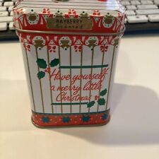 Vintage Giordano Holiday Candle in tin from 1993 Christmas bayberry scent picture