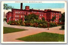 Postcard Swedish Hospital, Street View, Minneapolis Minnesota Posted 1931 picture