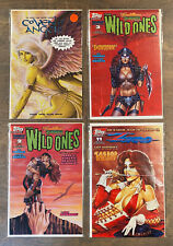 Linsner 4 Comic Lot: Coven of Angels Ashcan, Zorro, Cadillacs and Dinosaurs picture