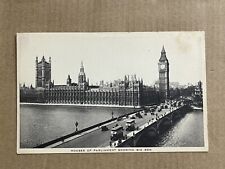Postcard London England Raphael Tuck House of Parliament Big Ben Aerial View UK picture