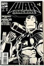 War Machine #1 NM (1994) 🔑: 1st Solo Series, 1st Worldwatch-Embossed Foil Cover picture