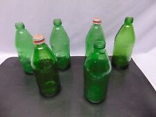 (6) 1976 7-UP soda Green color American Bicentennial Bottles All different 7.5