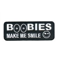 BOOBIES MAKE ME SMILE PATCH picture