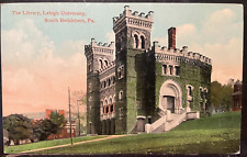 Vintage Postcard 1911 The (Linderman) Library, Lehigh University, Bethlehem, PA. picture
