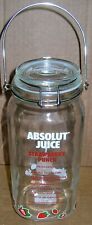 ABSOLUT VODKA JUICE COCKTAIL VESSEL STRAWBERRY PUNCH GLASS DRINK DISPENSER NEW picture