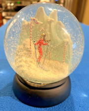 Nordstrom Department Store 2002 Snow Globe Shimmer Run Snow Skiing picture