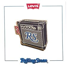 ⚡RARE⚡ PINTRILL x LEVI’S x ROLLING STONES Pin Amplifier Pin *BRAND NEW* 🎸🎵 picture