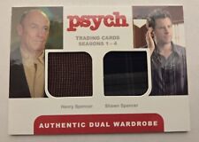 Psych Seasons 1-4 Trading Card Dual Wardobe DM3 Henry Spencer Shawn Spencer picture