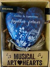New Demdaco Musical Art Heart Together Forever Plays Edelweiss picture