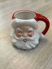Target 2019 Threshold Vintage Style Santa Happy Face Coffee Coco Ceramic Mug picture