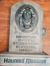 Lowes Haunted Mansion Madame Leota Tombstone Lights 30” Blow Mold 2023 Talks New picture