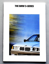 1991 BMW 3 SERIES PRESTIGE SALES BROCHURE CATALOG ~ REVISED EDITION ~ 44 PAGES picture