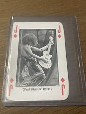 1993 Kerrang Music Card King of Metal Playing Cards Guns N’ Roses Slash Card picture