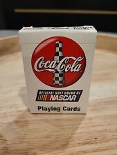 Vintage 1990s 2000s Nascar Coca Cola Playing Cards Promo  Double Sided picture