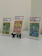 2021 Pokemon Trio Starter Charizard Blastoise Venusaur Celebration PSA 9 Card picture