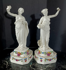Antique German Ludwisburg Porcelain Figurines Couple, 10