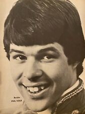 Phil Volk, Paul Revere and the Raiders, Monkees, Full Page Vintage Pinup picture