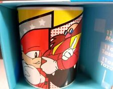 Sonic The Hedgehog Ceramic Mug Dr. Eggman & Knuckles 11oz Sega Video Game Coffee picture