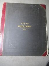 ATLAS OF WORTH COUNTY IOWA 1913 picture