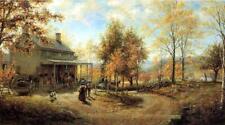 An October Day : Edward Lamson Henry : Archival Quality Art Print picture