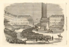 Paris Fetes. Army of Italy defiling before the Emperor, Place Vendome 1859 picture