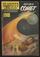 CLASSICS ILLUSTRATED #149 - OFF ON A COMET By Jules Verne HRN167 VG+ picture