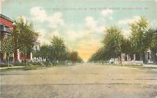 Kansas City Missouri~Benton Blvd Looking South From Ninth Street~1910~Postcard~ picture