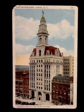 c1936 City Savings Bank, Albany, NY Vintage WB Postcard picture