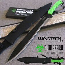 ZOMBIE GEAR - Apocalypse - MACHETE Full Tang Hunting KNIFE w/Sheath - WARTECH picture