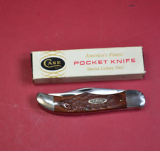 CASE XX USA 5 DOT 1985 WOOD FOLDING HUNTER KNIFE NICE 6265 SAB w/Box Very Nice picture