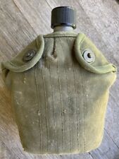Vintage 1945  WWII US Army Canteen Pouch OD Green picture