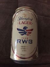 YUENGLING LAGER CAMO TEAM RWB ENRICHING VETERANS LIVES 12 oz Stay-Tab BEER CAN picture