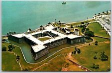 Arial View Castle de San Marcos National Monument, St. Augustine, FL - Postcard picture