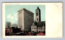 Pittsburg PA-Pennsylvania, Frick Building & Court House Antique Vintage Postcard picture