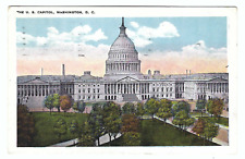 The United States Capitol Washington D.C. 1924 Old Vintage Postcard picture