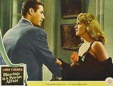 1944 LANA TURNER in MARRIAGE IS A PRIVATE AFFAIR Mini Lobby Card Photo (210-h) picture