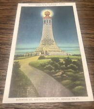 VTG Postcard Massachusetts War Memorial Beacon Summit Mt. Greylock picture