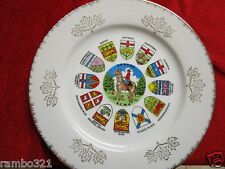 Vintage RCMP hand painted plate Souvenir of Canada Beautiful and Rare police picture