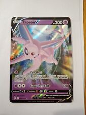 Pokémon TCG Espeon V Evolving Skies 064/203 Holo Ultra Rare Pack Fresh Sleeved  picture