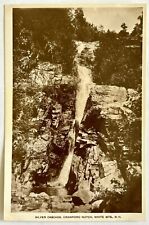Silver Cascade. Crawford Notch. White Mountains. NH Real Photo Postcard. RPPC. picture