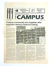The Campus Oklahoma City University April 24, 1995 Newspaper Federal Bldg. Story picture