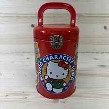 Vtg 1995 Sanrio Original Character Town Tin Can Hello Kitty Pochacco Keroppi Red picture