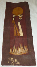 Vintage Original Cloth Indonesian Batik Panel 9x21