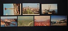 Group of 7 vintage picture postcards of Seattle (Space Needle and monorail) picture