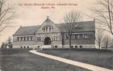 Easton, PA Pennsylvania, Lafayette College, Van Wickle Memorial Library Postcard picture