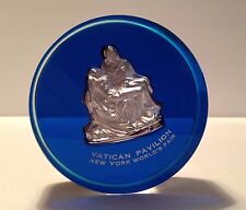 1964-65 New York World's Fair Vatican Pavilion Pieta Paperweight and Snow Globe picture