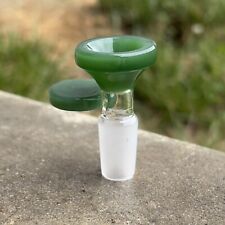 14mm Glass Bowl Slide Piece Replacement Bowl Water Pipe Bong Bowl Slide - Green picture