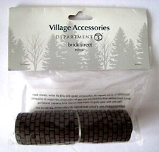 Dept 56 Village Accessories  BRICK STREET  #  809357 SIZE 4 BY 4.75 INCHES NEW picture